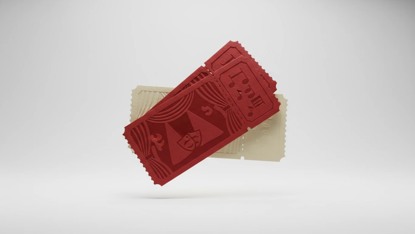 Ingressos para Show ou Peça de Teatro