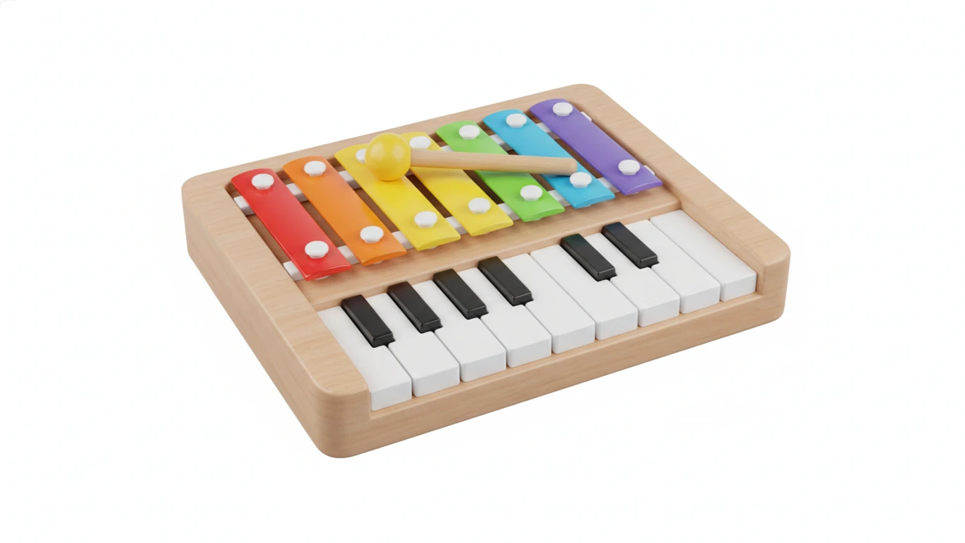 Instrumento Musical Infantil (Teclado/Xilofone)