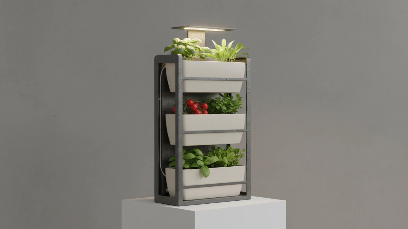 Jardim Vertical Compacto ou Mini Horta