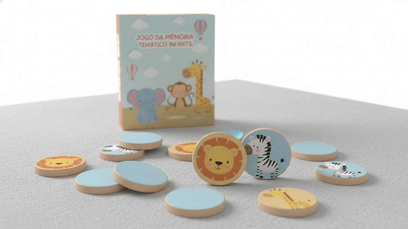 Jogo da Memória Temático Infantil