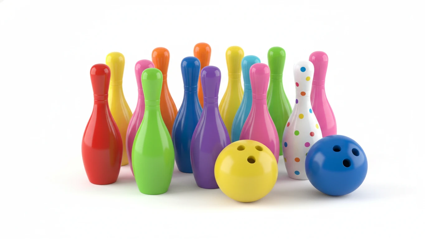 Jogo de Boliche Infantil Colorido