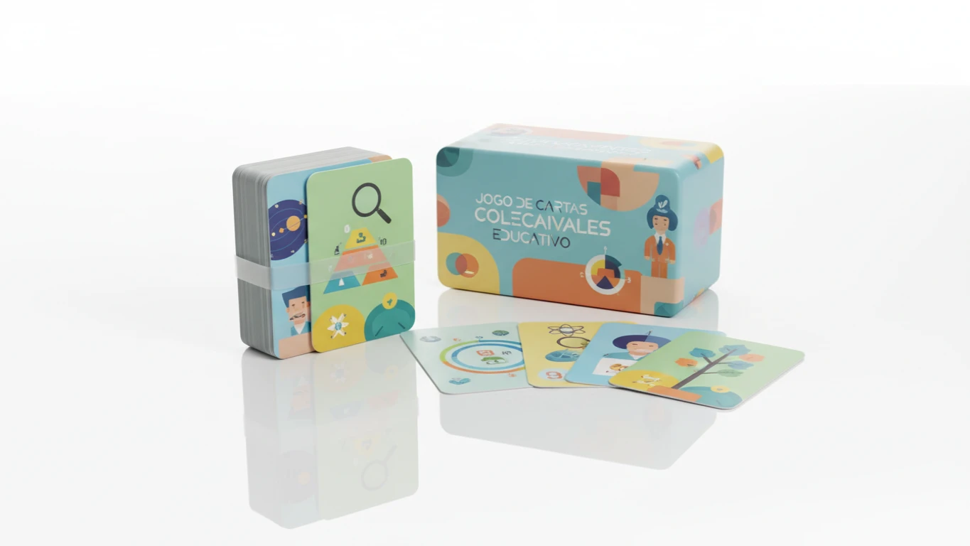 Jogo de Cartas Colecionáveis Educativo