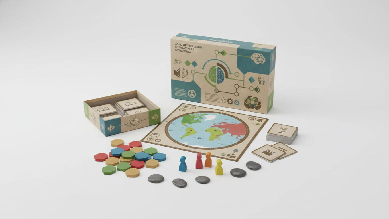 Jogo de Tabuleiro Educativo de Estratégia