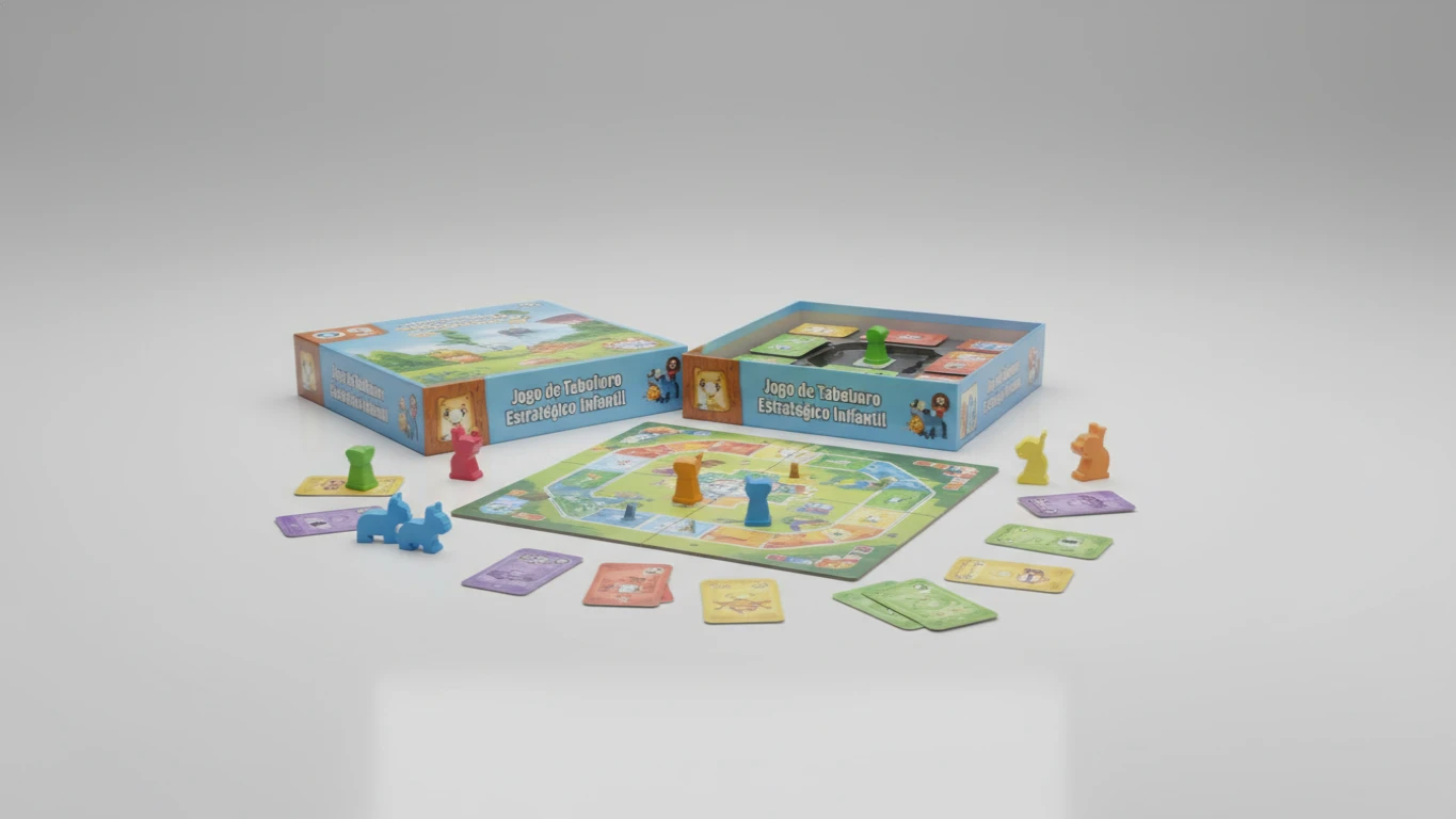 Jogo de Tabuleiro Estratégico Infantil
