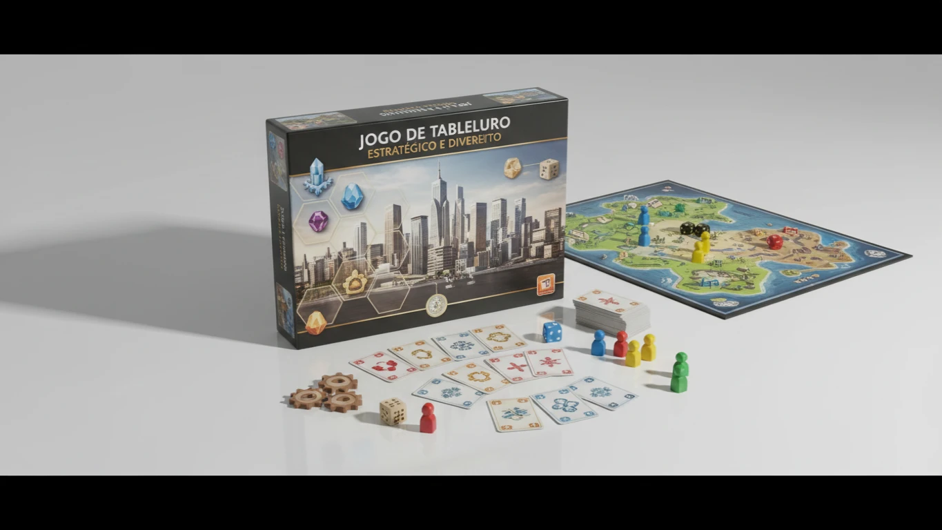 Jogo de Tabuleiro Estratégico e Divertido