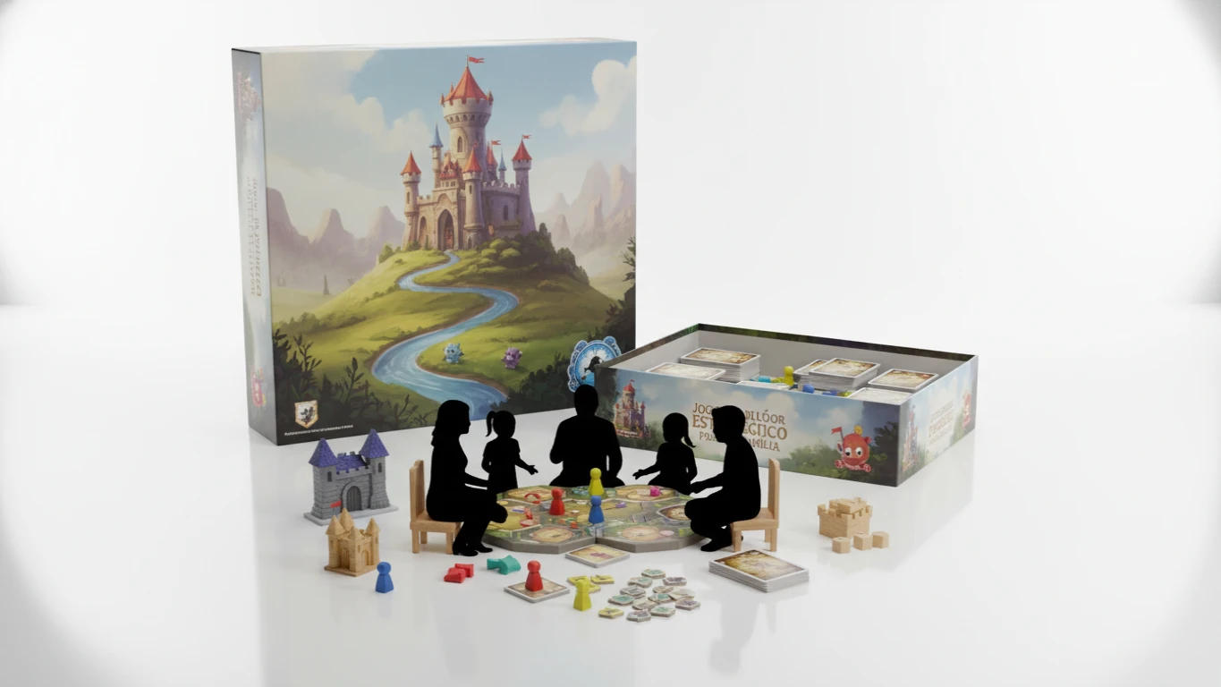 Jogo de Tabuleiro Estratégico para a Família