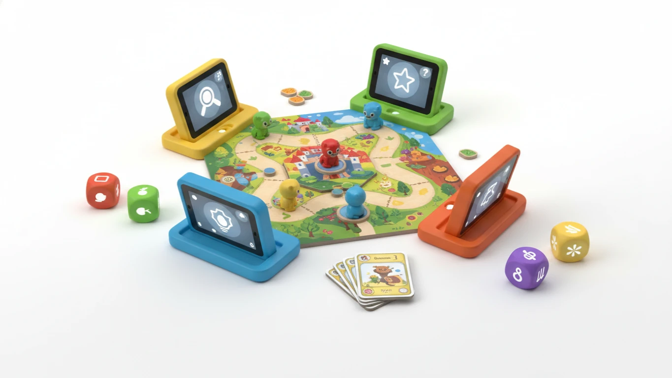 Jogo de Tabuleiro Interativo para Crianças