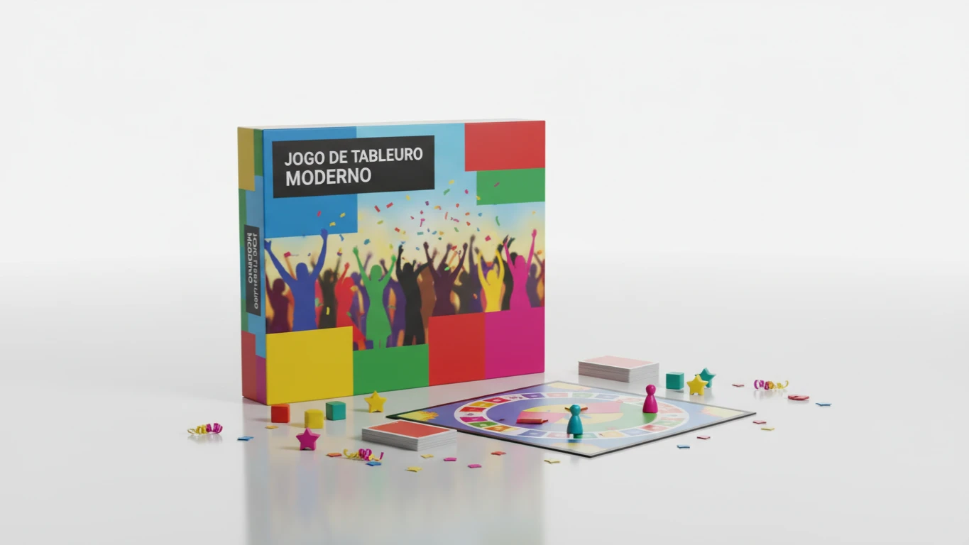 Jogo de Tabuleiro Moderno (Party Game)