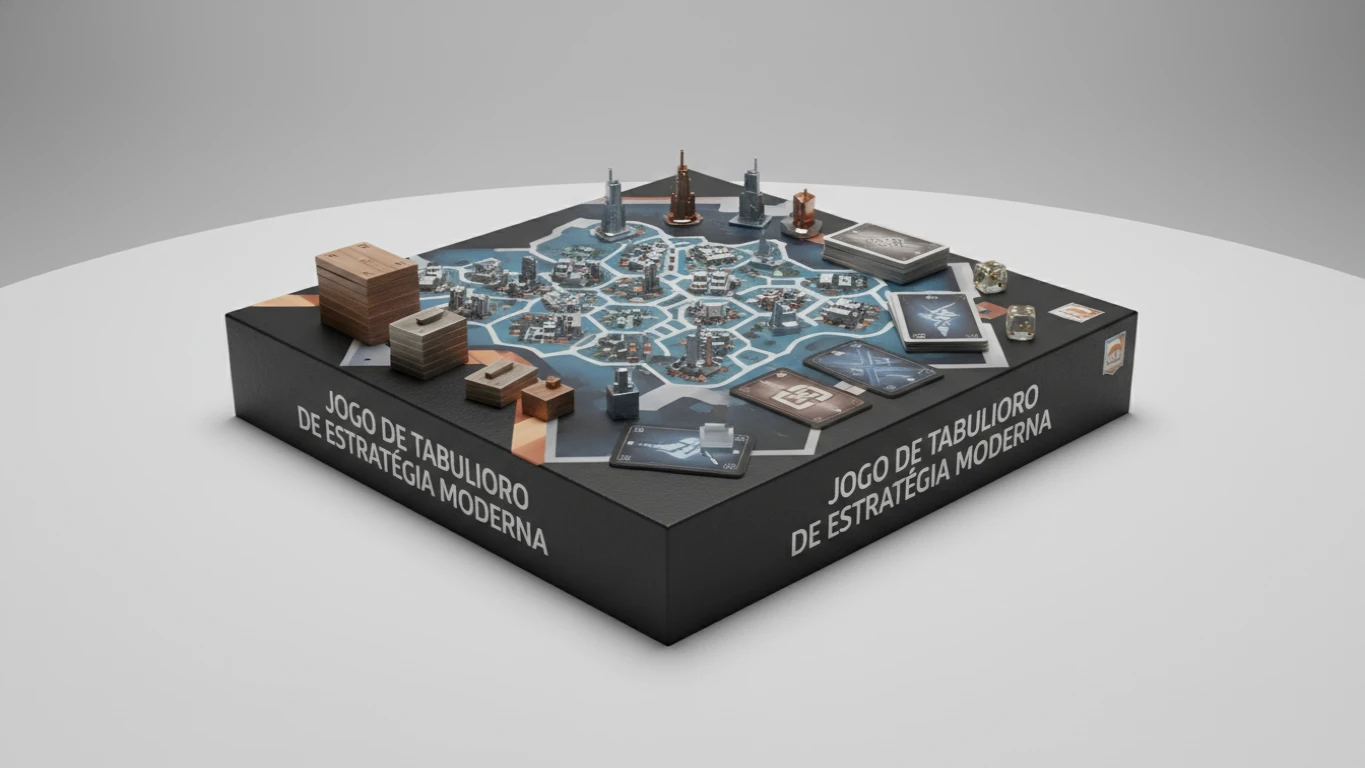 Jogo de Tabuleiro de Estratégia Moderna