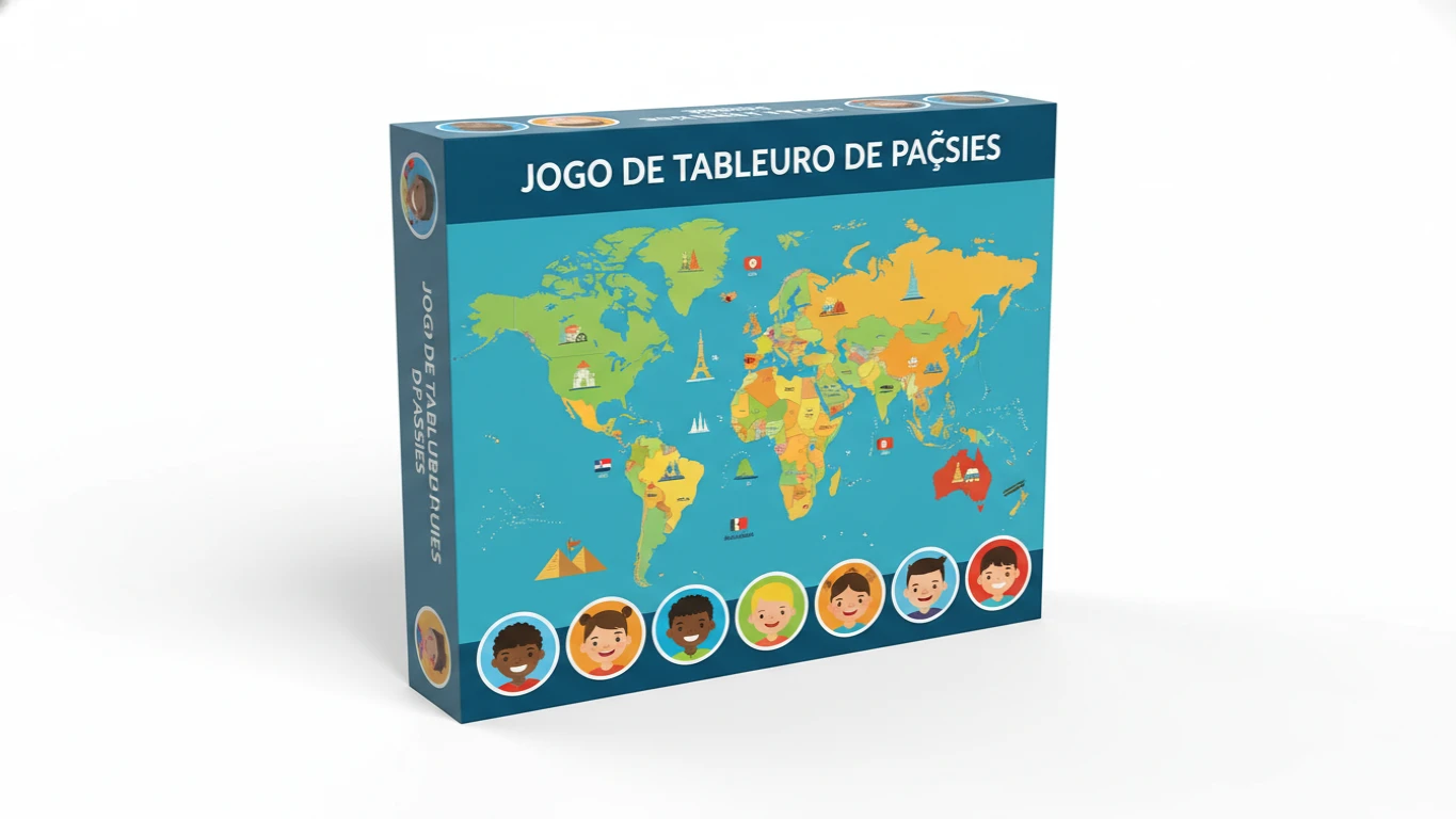 Jogo de Tabuleiro Moderno Estratégico