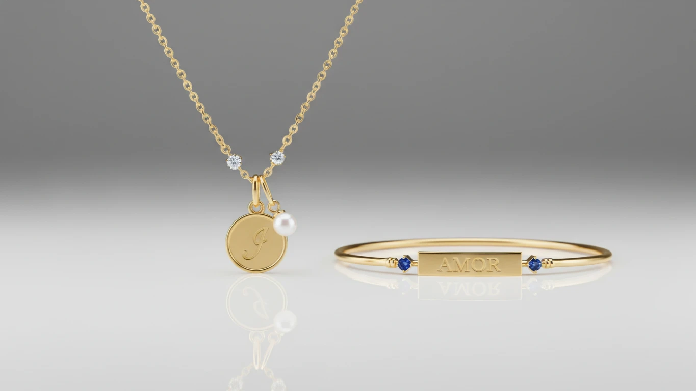 Joia Delicada com Personalização