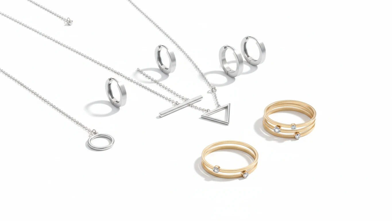 Joias Minimalistas de Prata ou Ouro