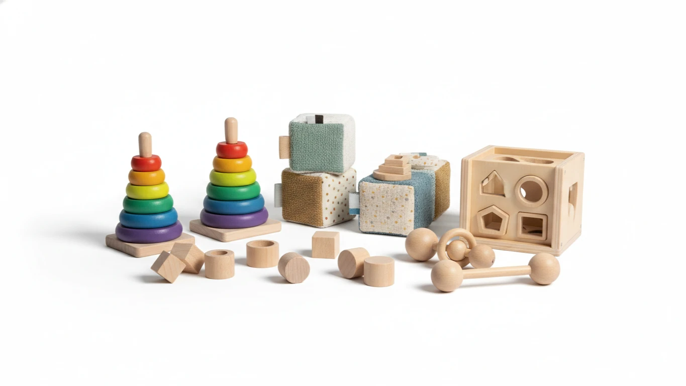 Kit Brinquedos Sensoriais Montessori
