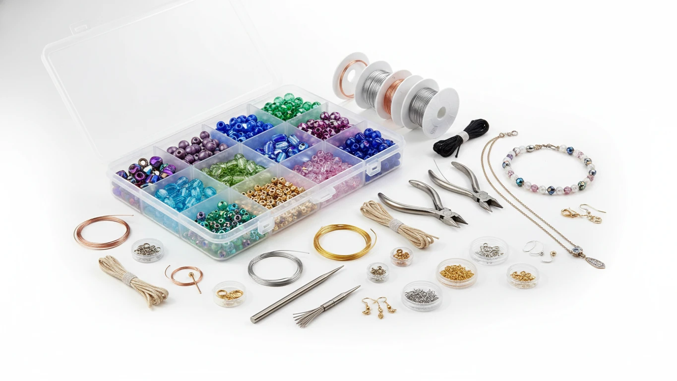 Kit Completo de Criação de Bijuterias