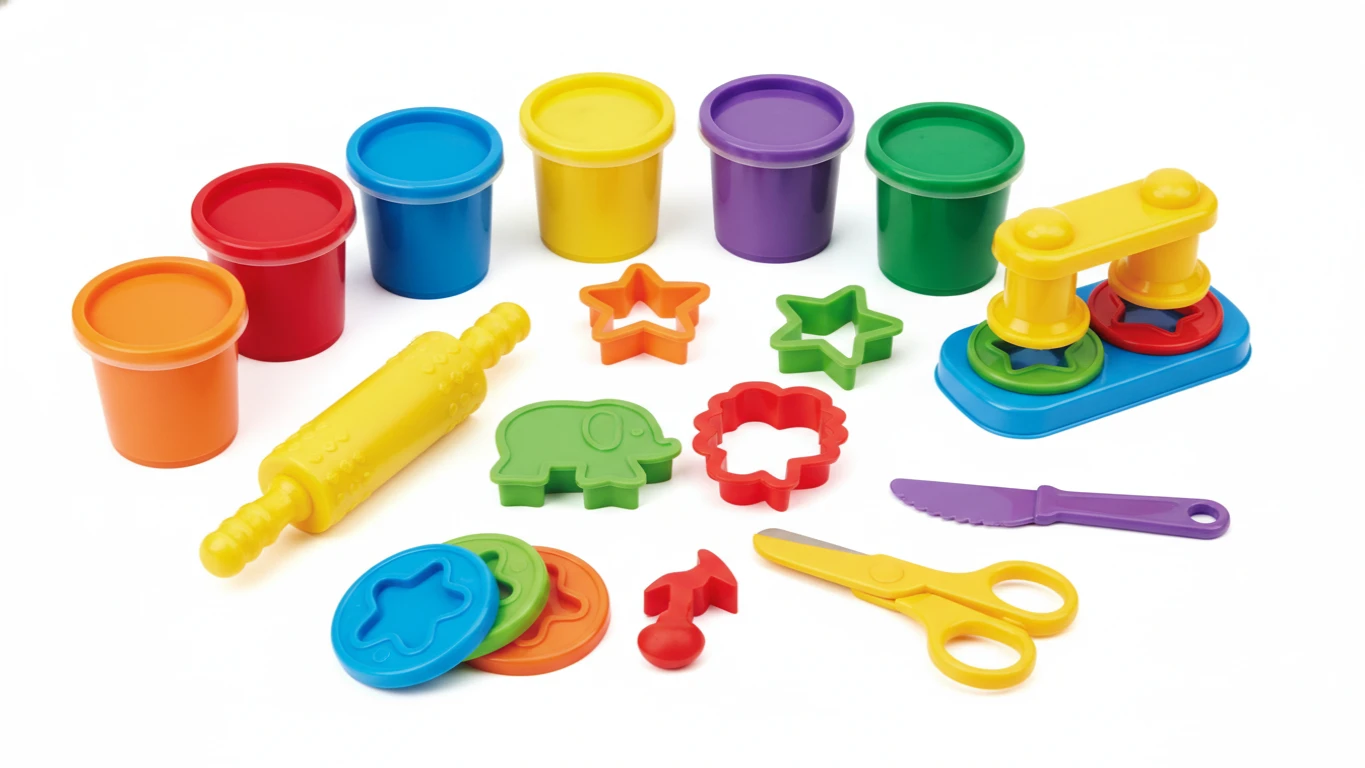 Kit Completo de Massinha e Acessórios