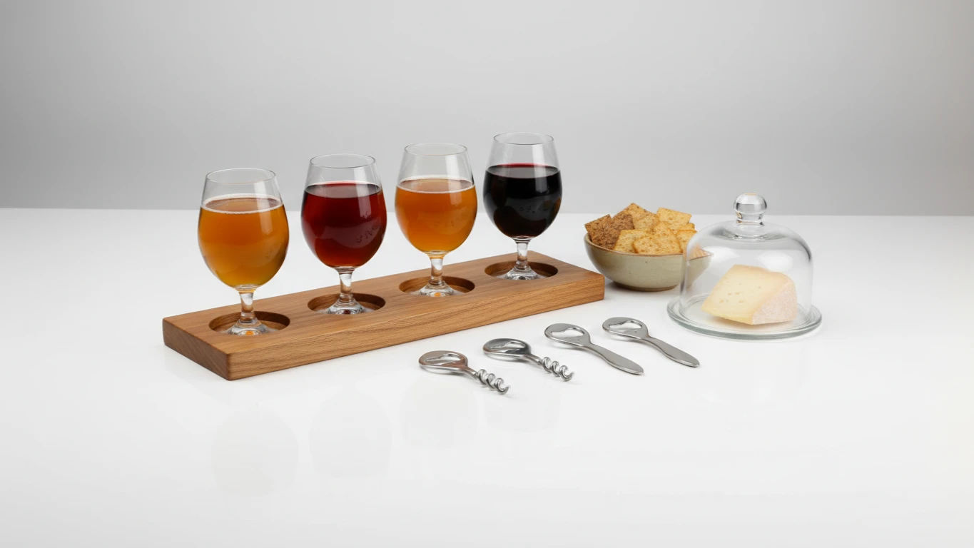 Kit Degustação de Vinhos ou Cervejas Artesanais
