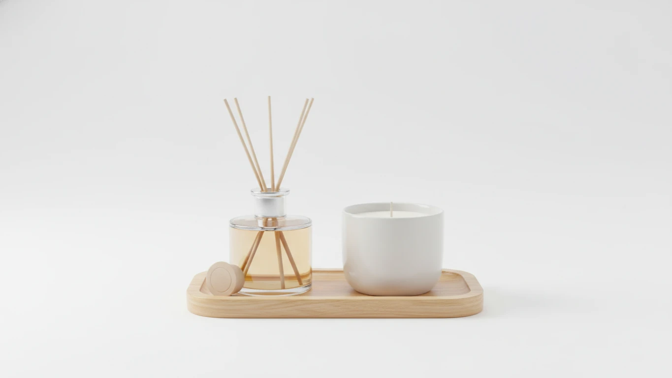 Kit Difusor de Aromas e Velas Perfumadas