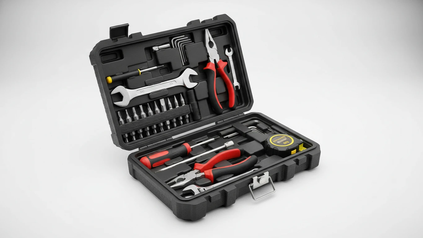 Kit Ferramentas Compacto e Resistente para Uso Geral