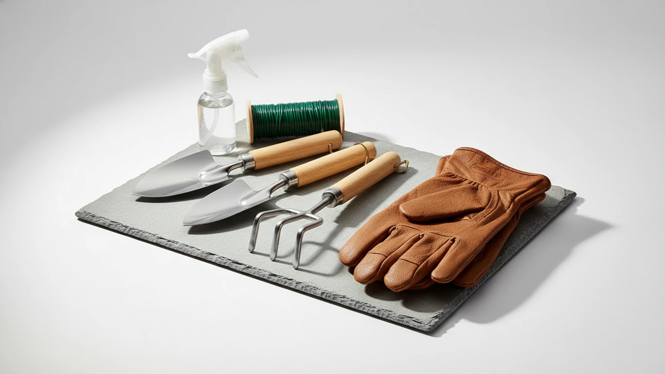 Kit Ferramentas para Jardinagem com Luvas