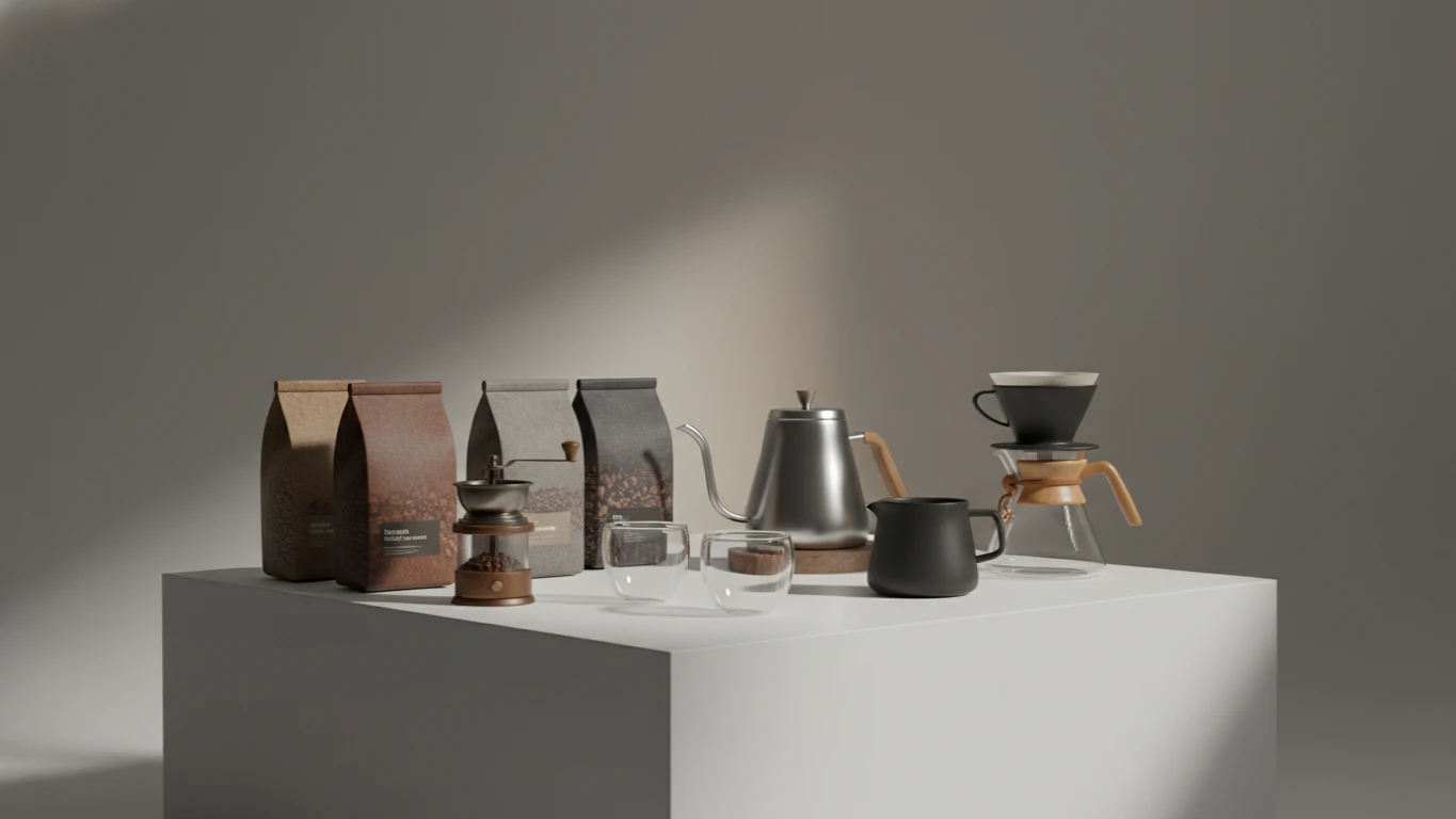 Kit Gourmet de Cafés Especiais e Acessórios