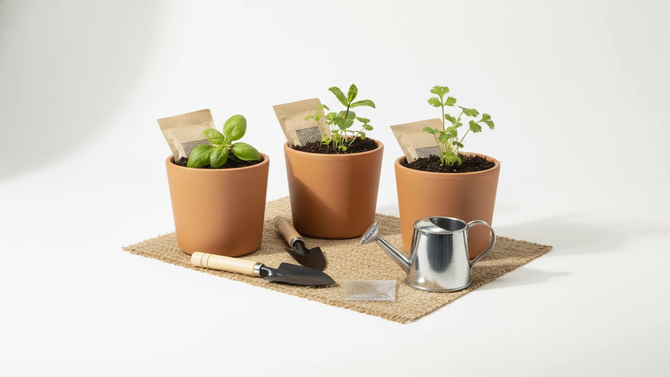 Kit Horta Urbana para Cultivo em Casa