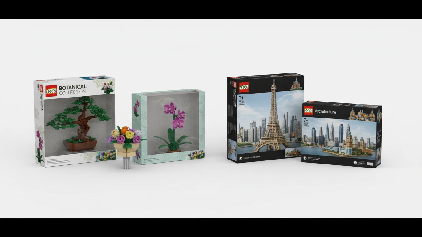 Kit LEGO Botânico ou Architecture