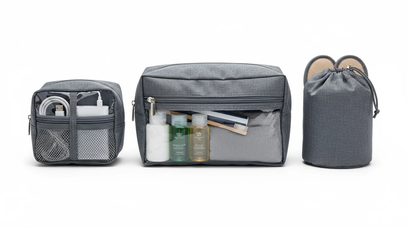 Kit Necessaire de Viagem Organizadora