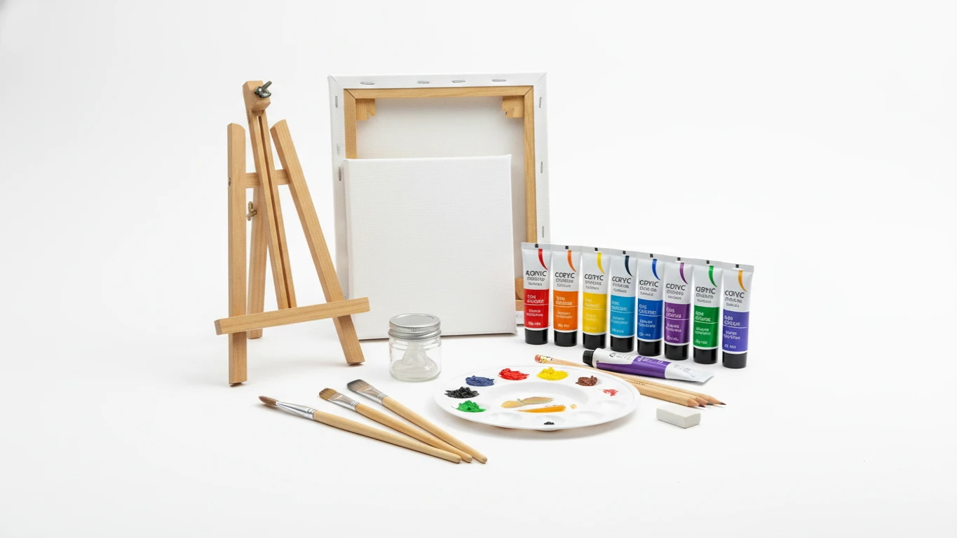 Kit Pintura em Tela para Iniciantes