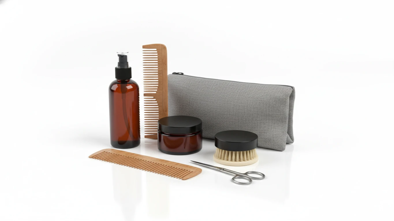 Kit Profissional para Cuidados com a Barba