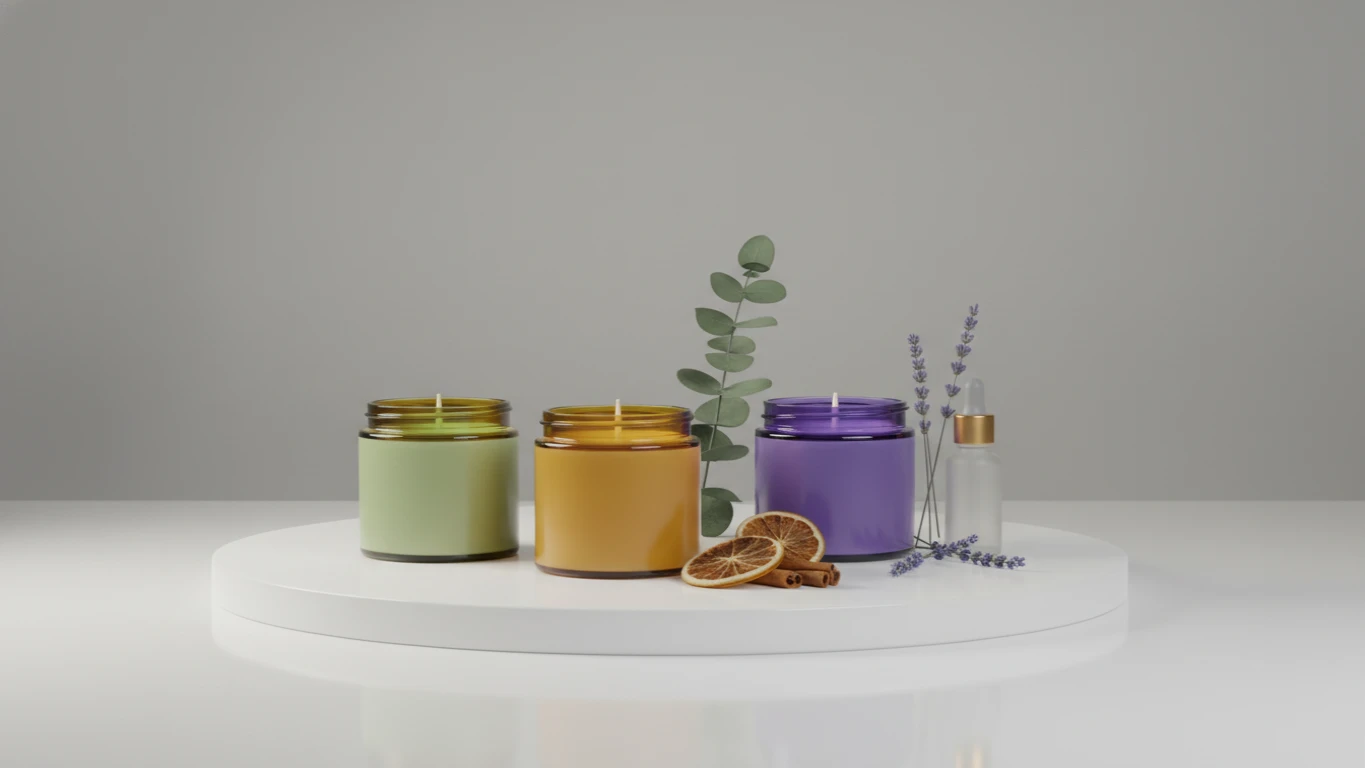 Kit Velas Aromáticas Premium com Óleos Essenciais