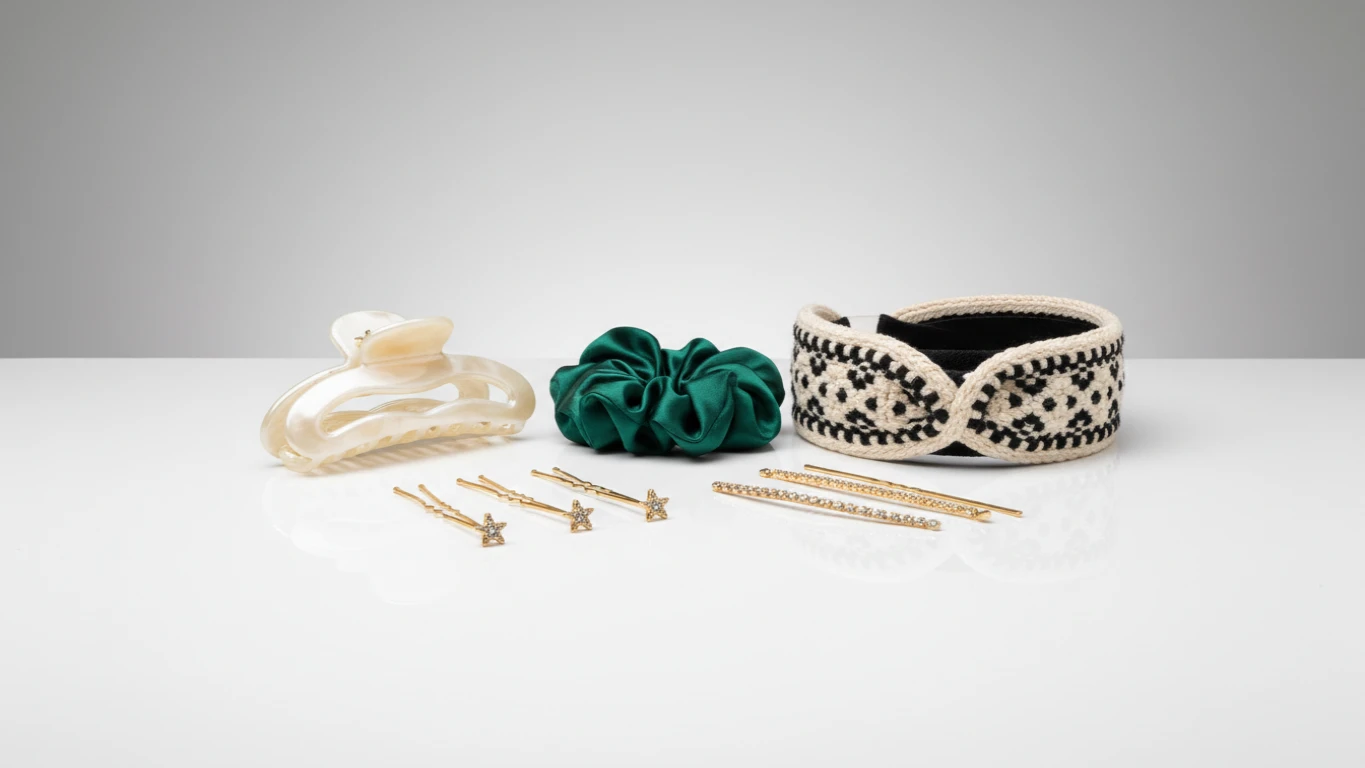 Kit de Acessórios de Cabelo Estilosos