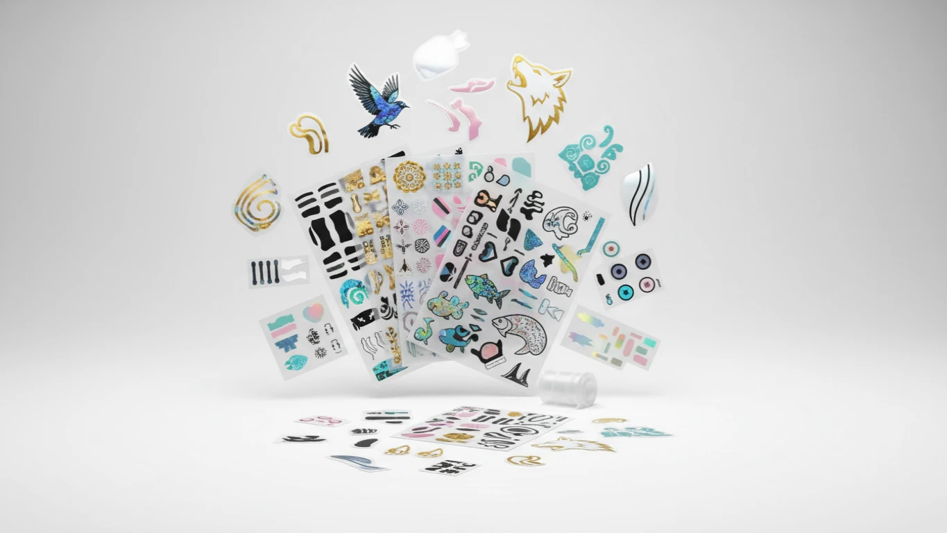 Kit de Adesivos Decorativos para Customização