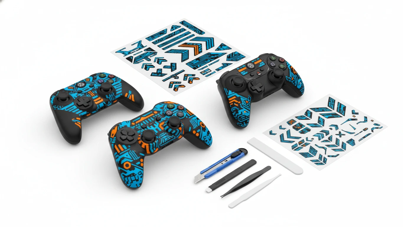 Kit de Adesivos para Customização de Controles