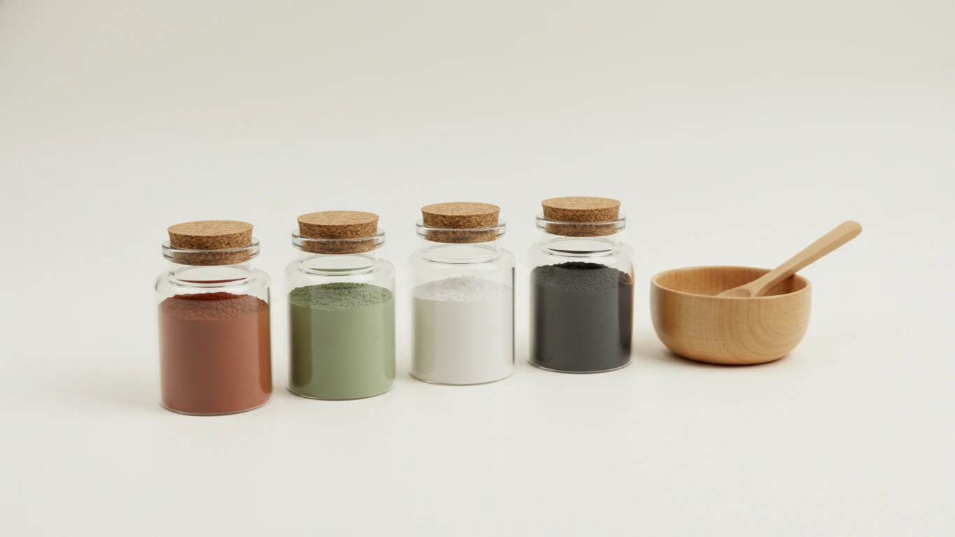 Kit de Argilas Faciais Naturais