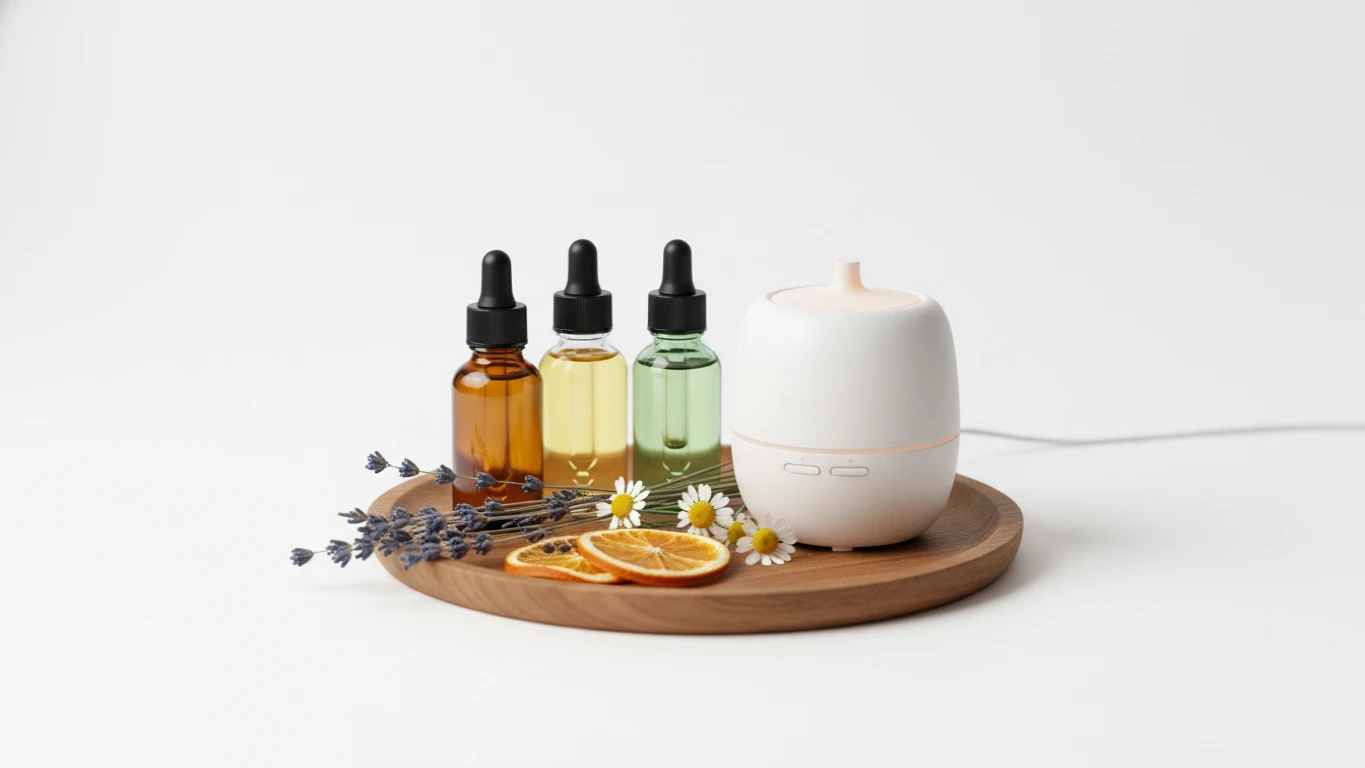 Kit de Aromaterapia com Óleos Essenciais Seguros para Gestantes