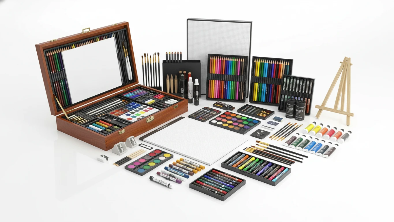 Kit de Arte e Desenho Completo