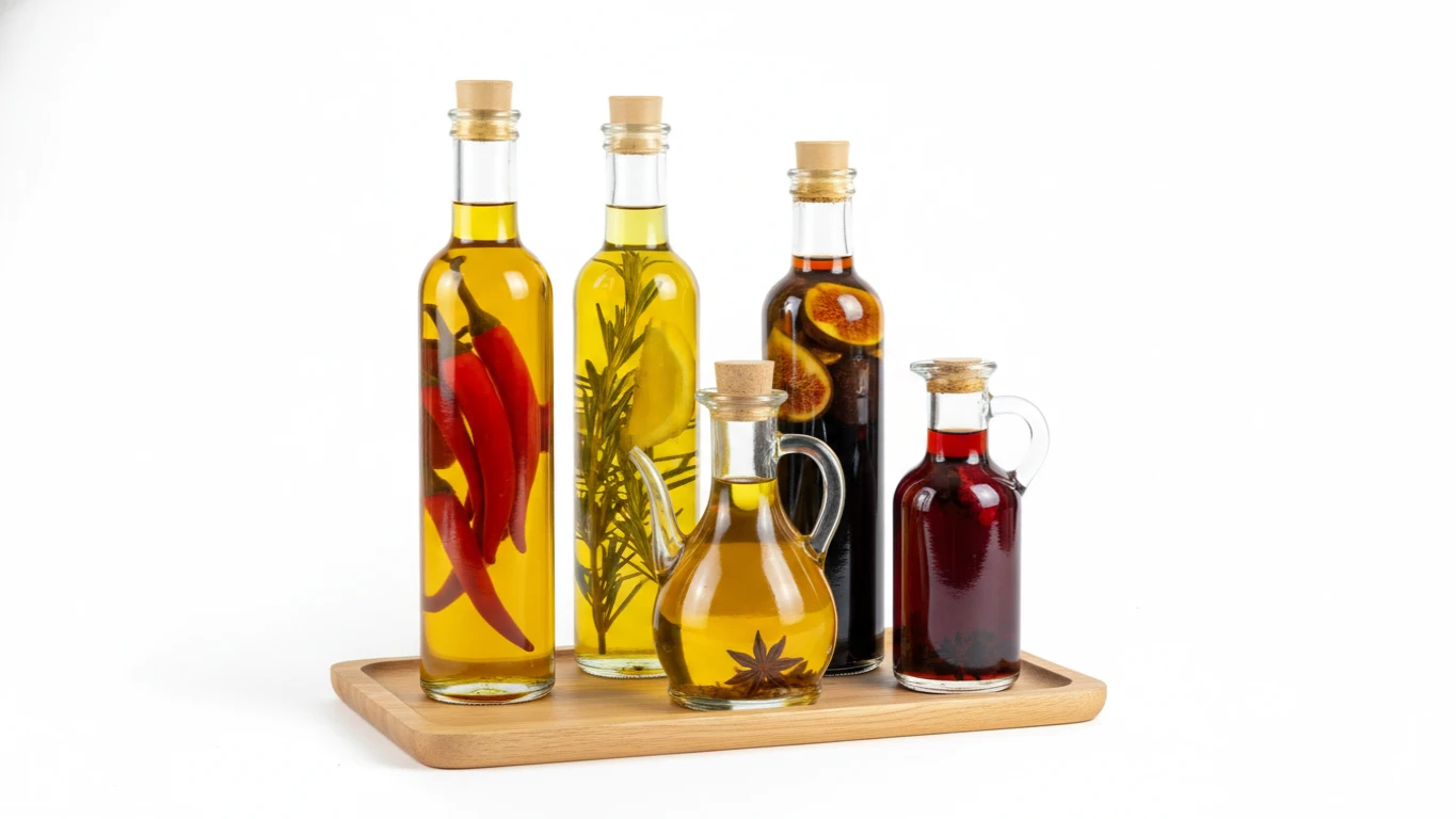 Kit de Azeites Aromatizados e Vinagres Especiais