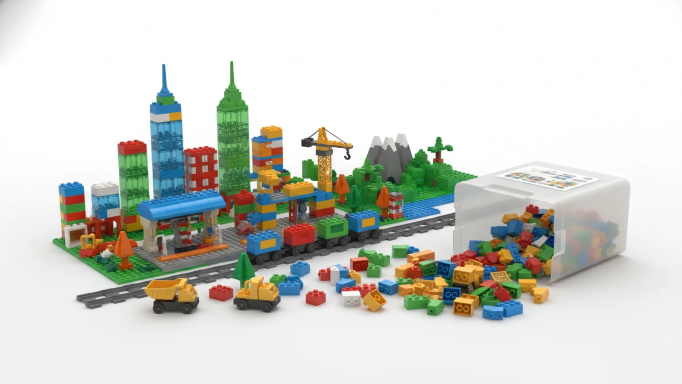 Kit de Blocos de Construção Temáticos