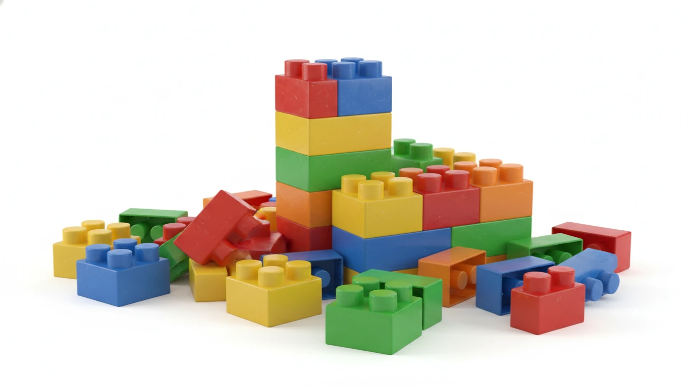 Kit de Blocos de Encaixe Grandes para Construção