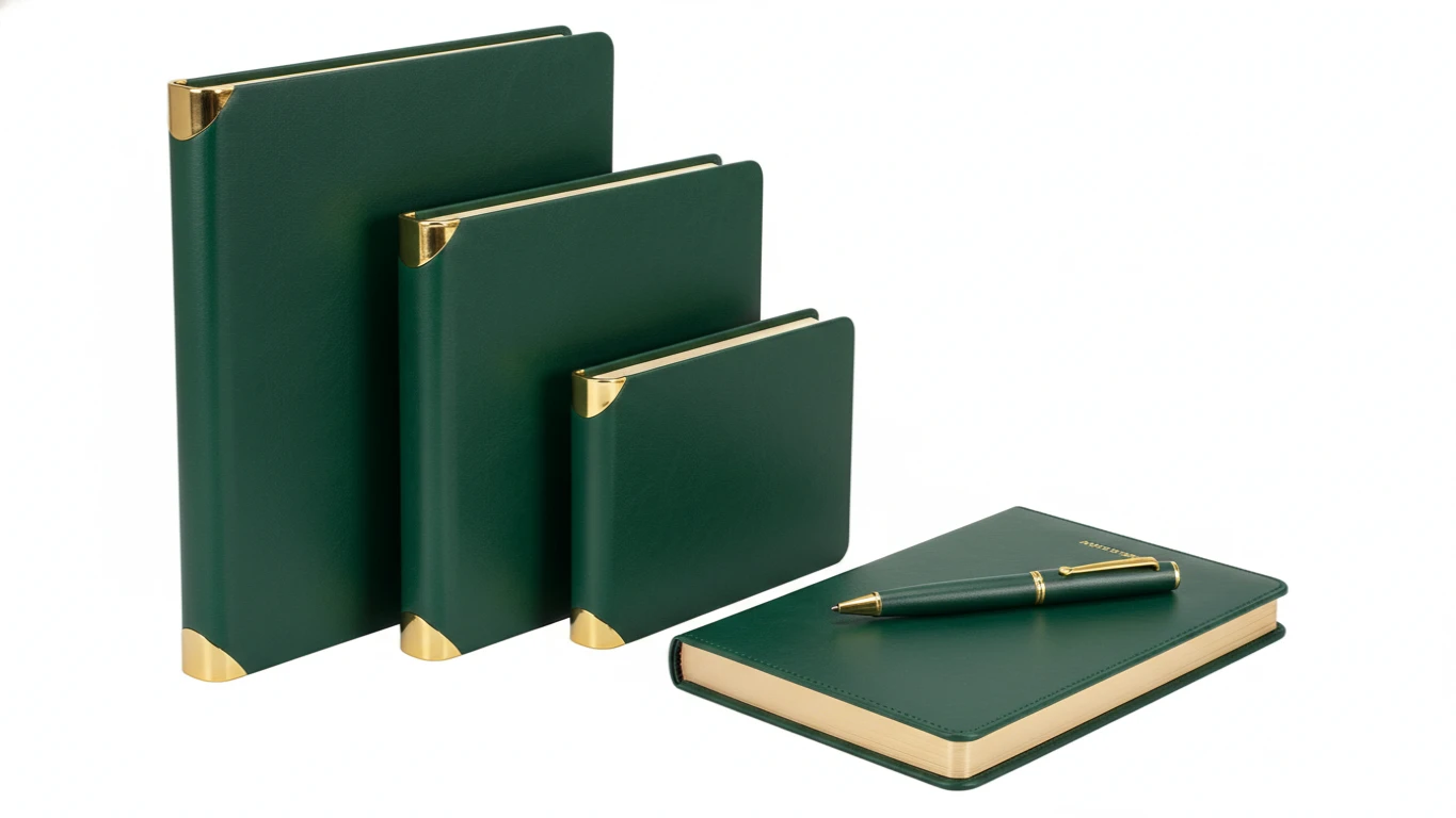 Kit de Cadernos e Bloco de Anotações de Luxo