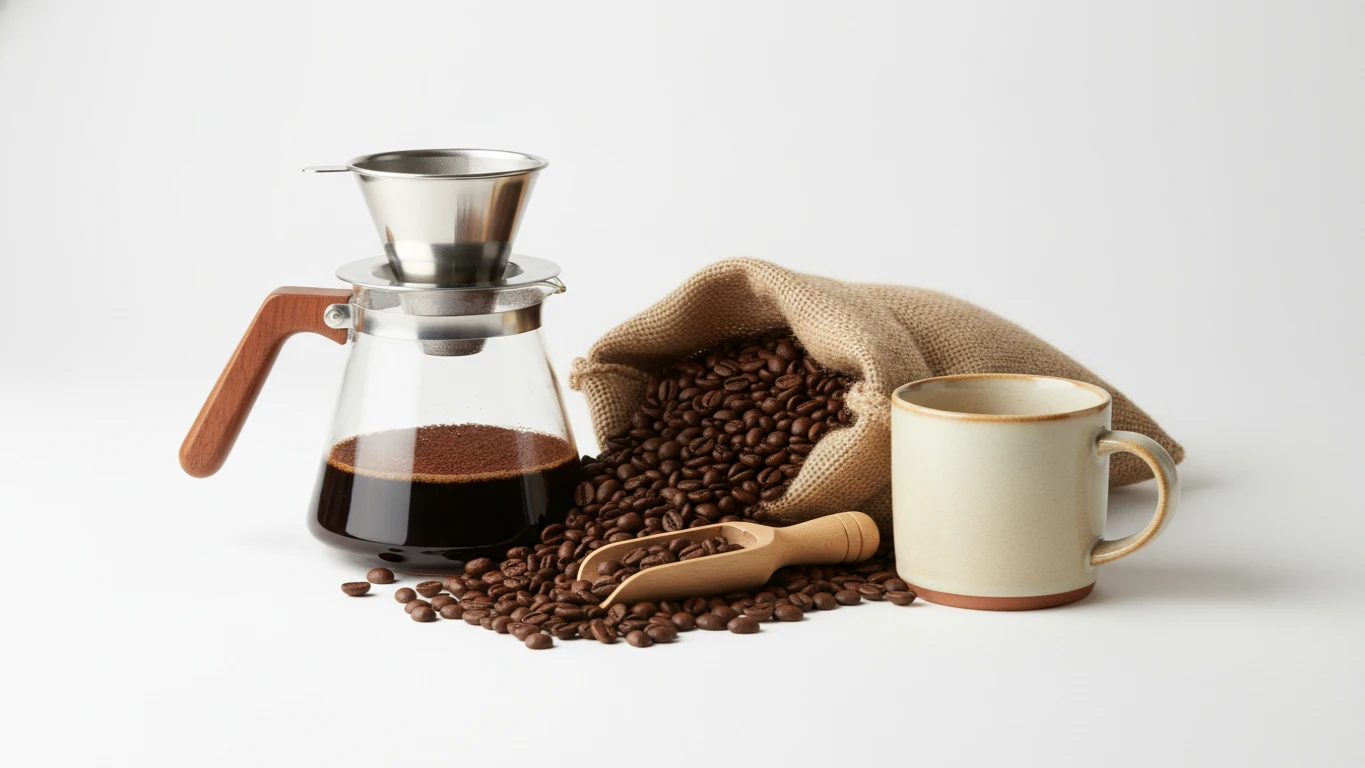 Kit de Café Gourmet com Grãos Selecionados