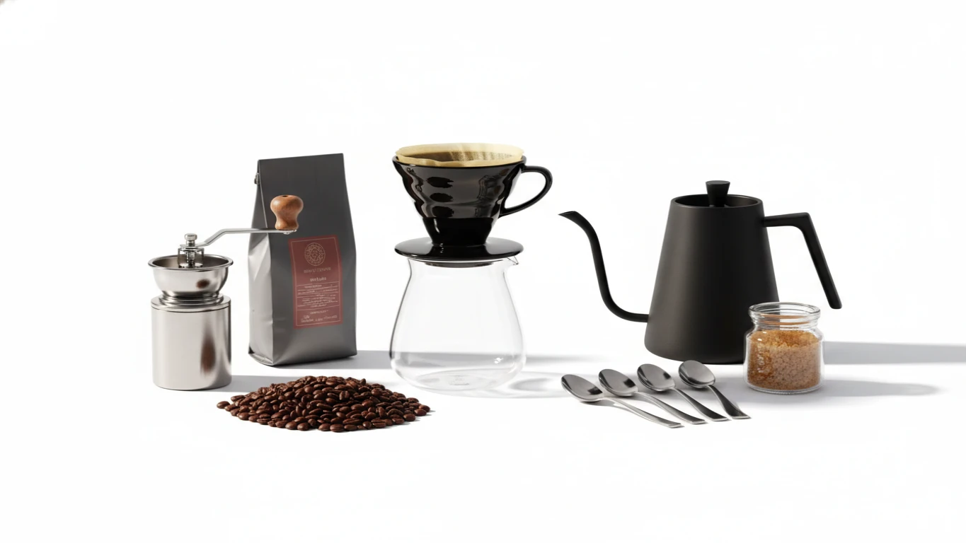 Kit de Cafés Especiais com Acessórios Premium