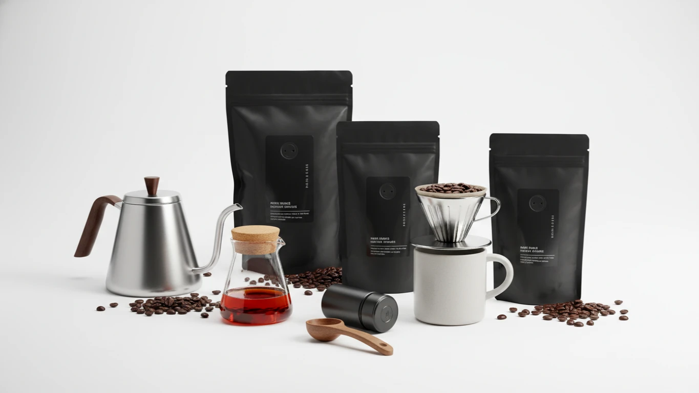 Kit de Cafés Gourmet Selecionados e Acessórios