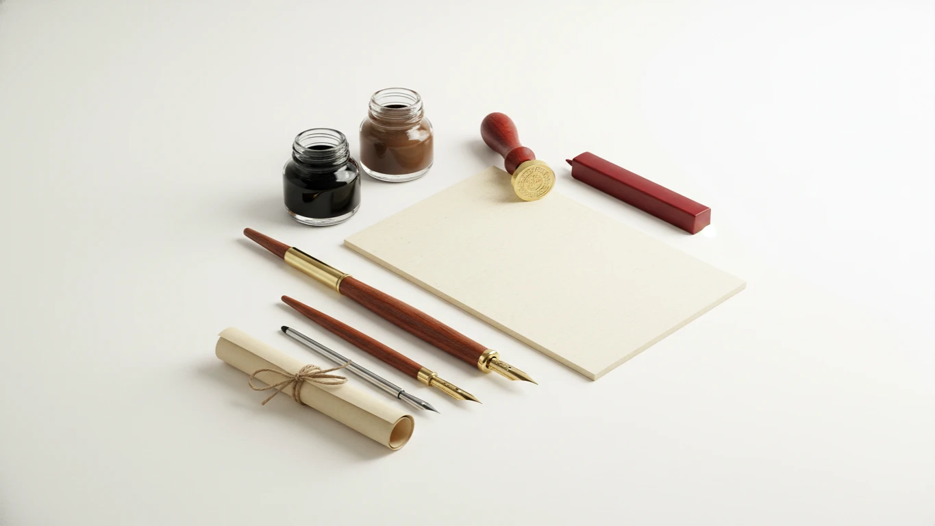 Kit de Caligrafia Clássica ou Escrita Criativa