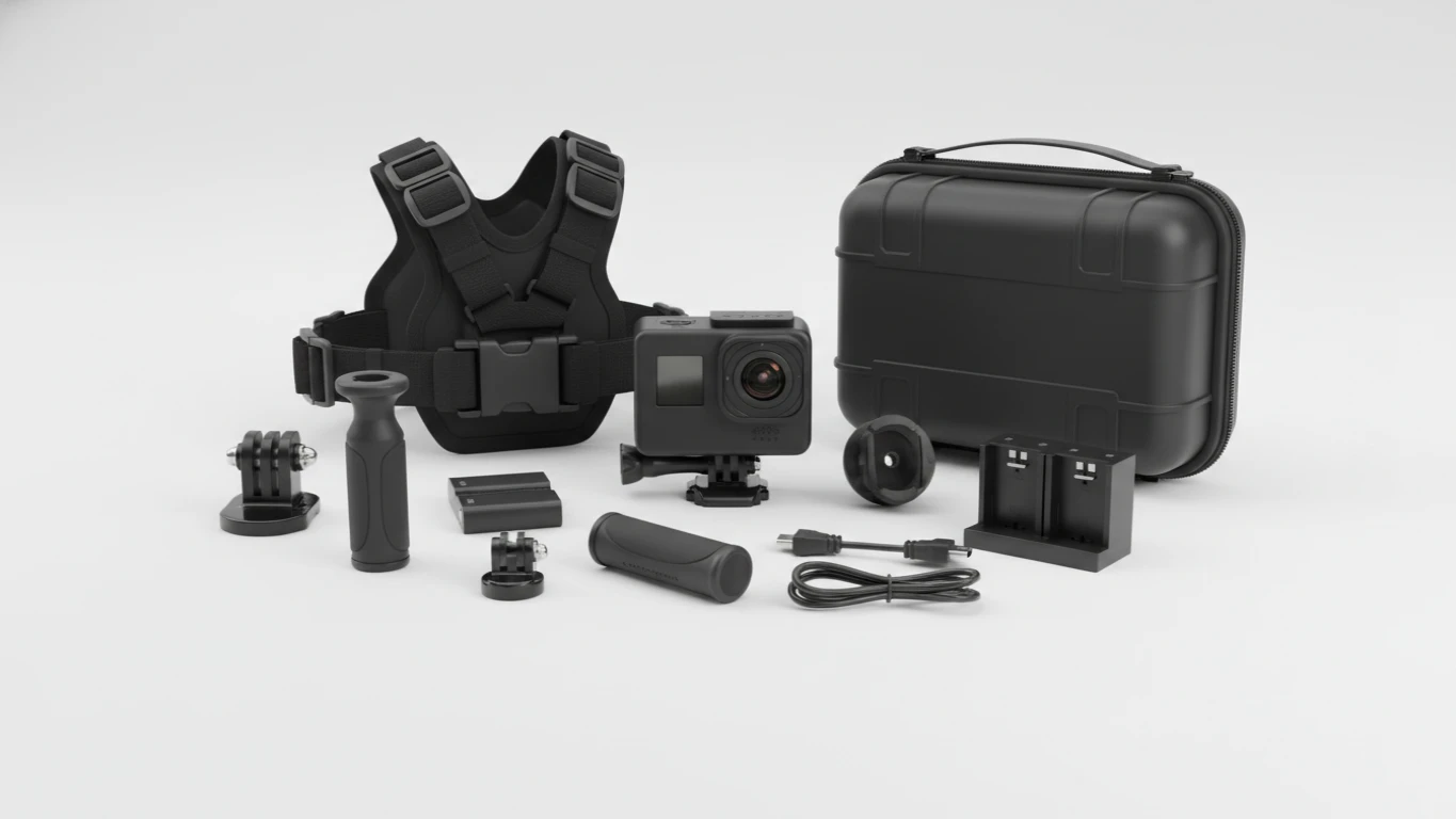 Kit de Câmera de Ação Compacta