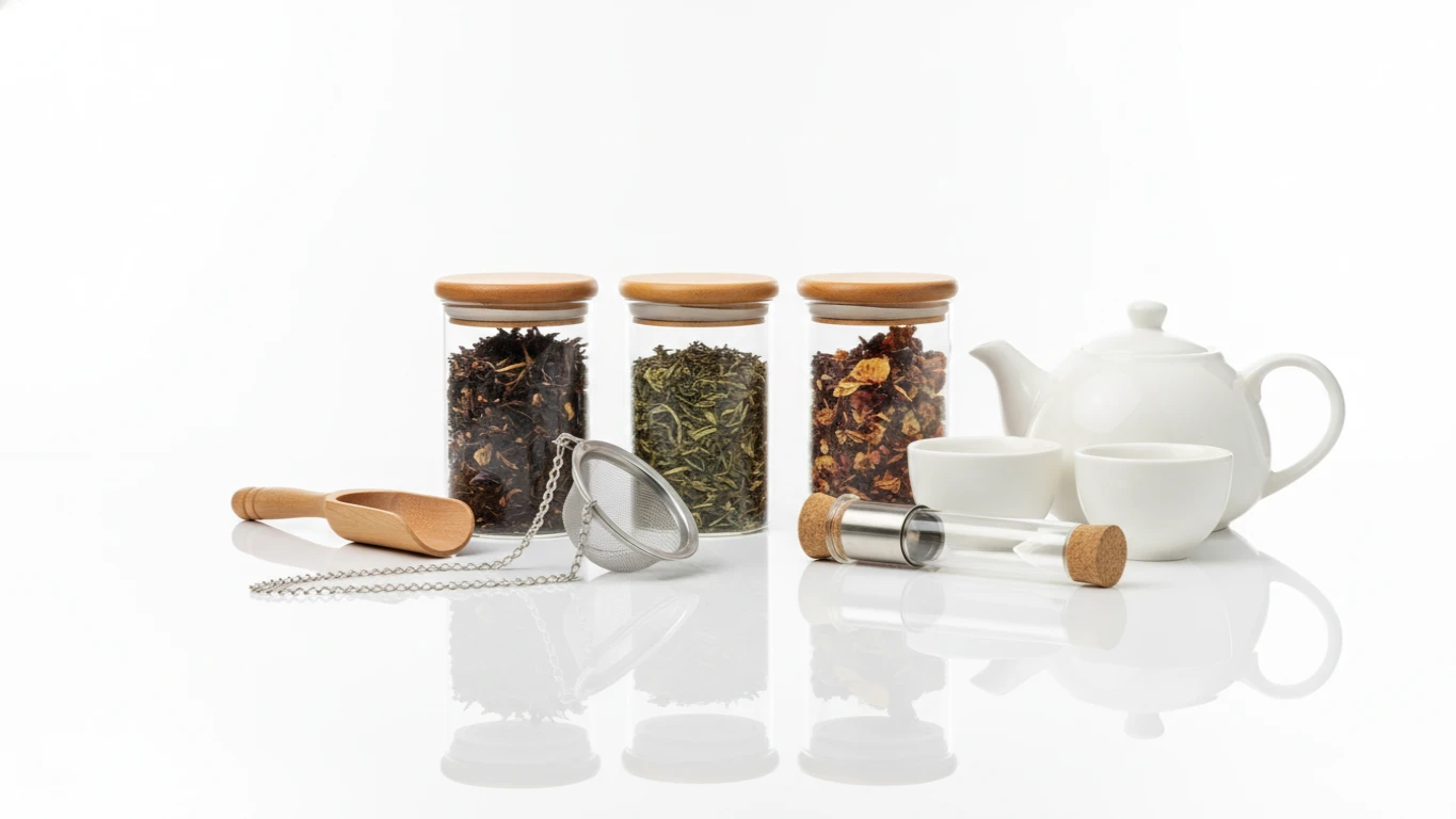 Kit de Chá Gourmet com Infusores Especiais