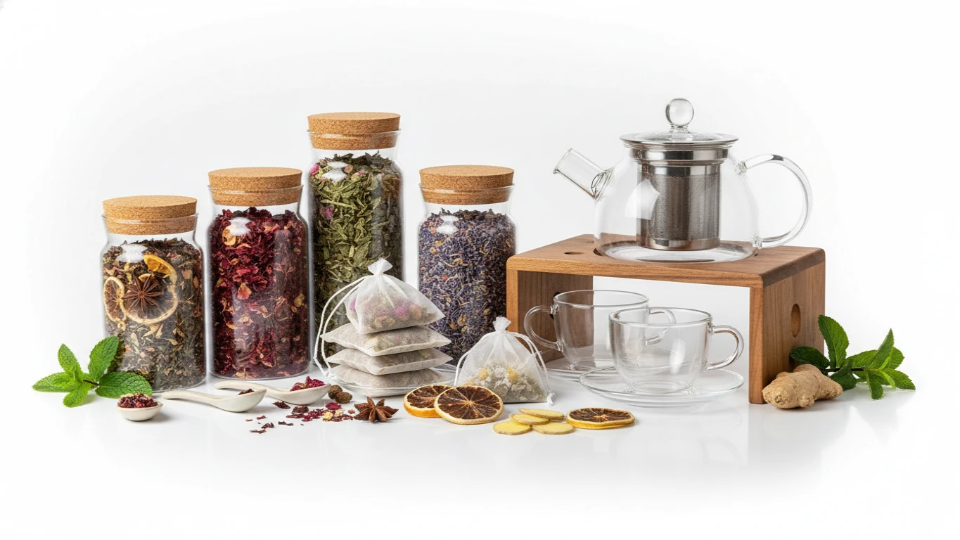 Kit de Chás Especiais e Infusões Aromáticas