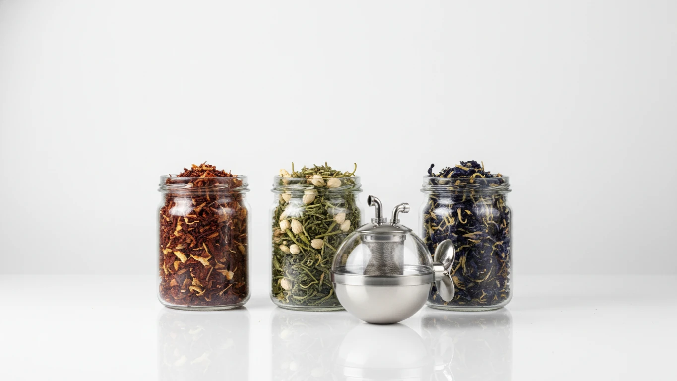 Kit de Chás Especiais e Infusor Criativo