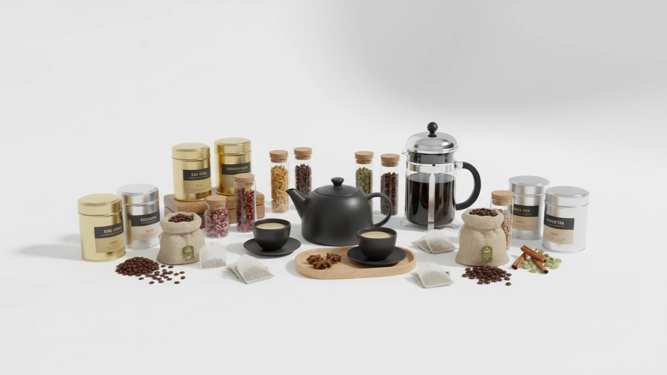 Kit de Chás Especiais ou Cafés Gourmet