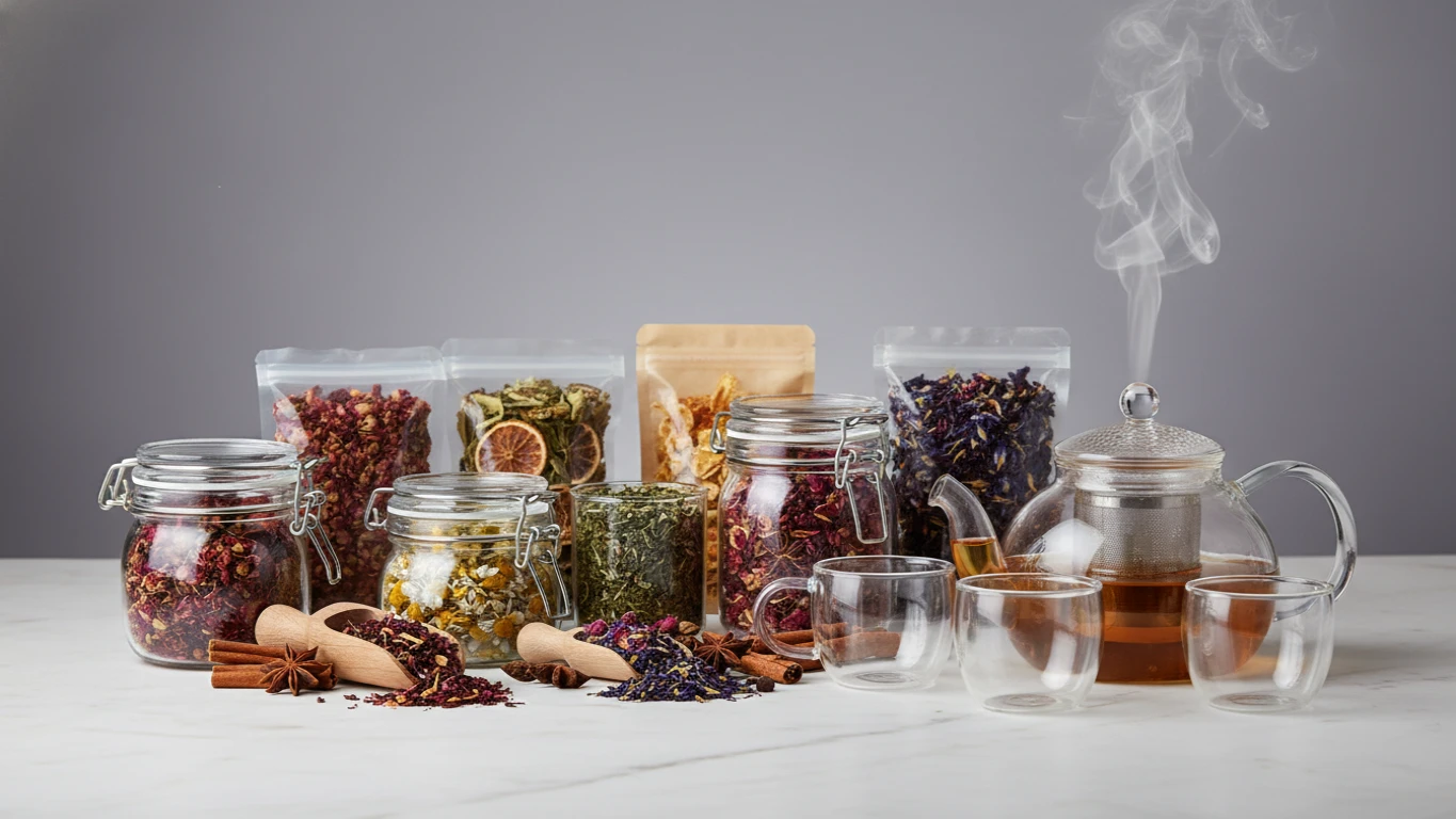 Kit de Chás Gourmet e Infusões Especiais